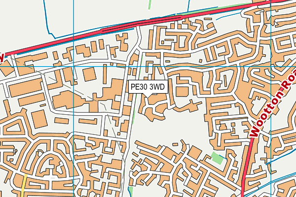 PE30 3WD map - OS VectorMap District (Ordnance Survey) PE30 3WD map - OS VectorMap District (Ordnance Survey)