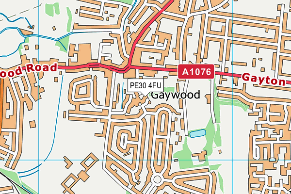 PE30 4FU map - OS VectorMap District (Ordnance Survey) PE30 4FU map - OS VectorMap District (Ordnance Survey)