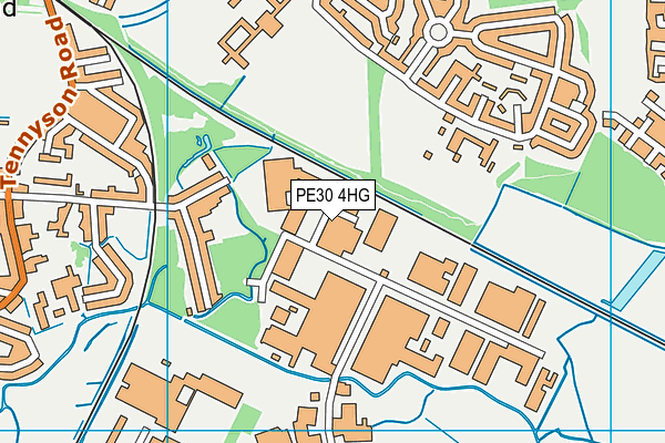 PE30 4HG map - OS VectorMap District (Ordnance Survey) PE30 4HG map - OS VectorMap District (Ordnance Survey)