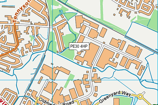 PE30 4HP map - OS VectorMap District (Ordnance Survey) PE30 4HP map - OS VectorMap District (Ordnance Survey)