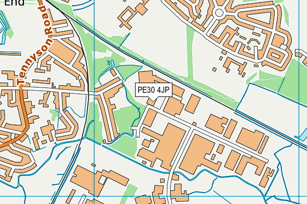 PE30 4JP map - OS VectorMap District (Ordnance Survey) PE30 4JP map - OS VectorMap District (Ordnance Survey)