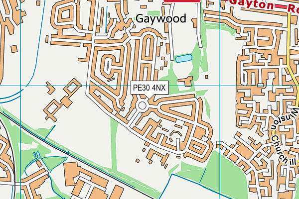 PE30 4NX map - OS VectorMap District (Ordnance Survey) PE30 4NX map - OS VectorMap District (Ordnance Survey)