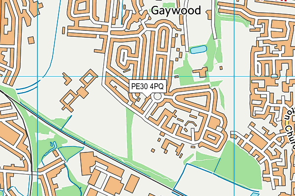 PE30 4PQ map - OS VectorMap District (Ordnance Survey) PE30 4PQ map - OS VectorMap District (Ordnance Survey)