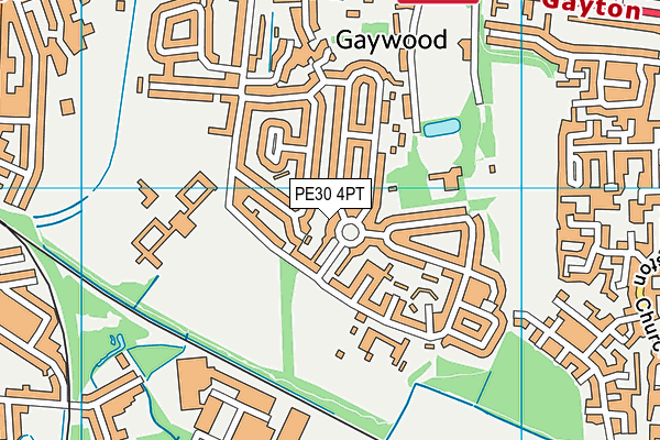 PE30 4PT map - OS VectorMap District (Ordnance Survey) PE30 4PT map - OS VectorMap District (Ordnance Survey)