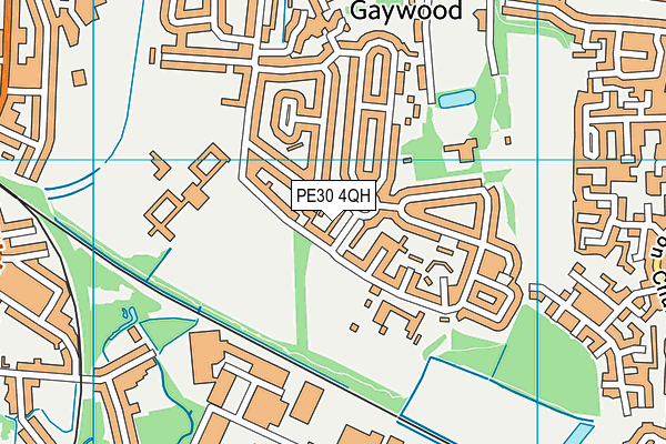 PE30 4QH map - OS VectorMap District (Ordnance Survey) PE30 4QH map - OS VectorMap District (Ordnance Survey)