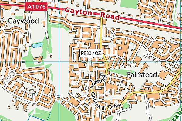 PE30 4QZ map - OS VectorMap District (Ordnance Survey) PE30 4QZ map - OS VectorMap District (Ordnance Survey)