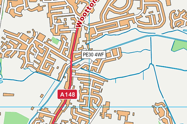 PE30 4WF map - OS VectorMap District (Ordnance Survey) PE30 4WF map - OS VectorMap District (Ordnance Survey)