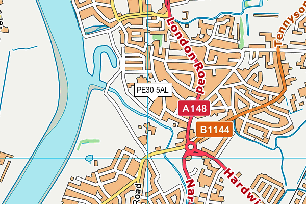 PE30 5AL map - OS VectorMap District (Ordnance Survey) PE30 5AL map - OS VectorMap District (Ordnance Survey)