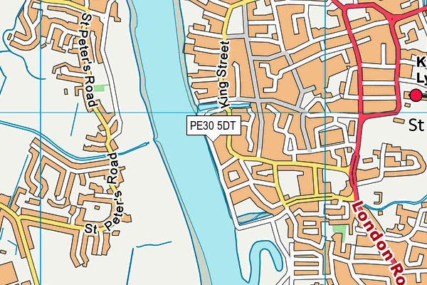 PE30 5DT map - OS VectorMap District (Ordnance Survey) PE30 5DT map - OS VectorMap District (Ordnance Survey)