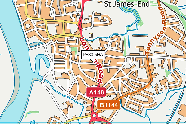 PE30 5HA map - OS VectorMap District (Ordnance Survey) PE30 5HA map - OS VectorMap District (Ordnance Survey)