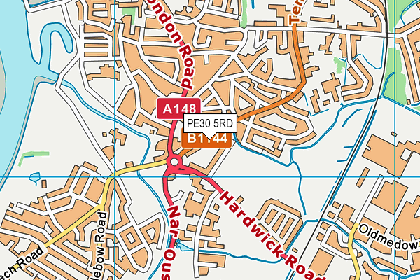 PE30 5RD map - OS VectorMap District (Ordnance Survey) PE30 5RD map - OS VectorMap District (Ordnance Survey)