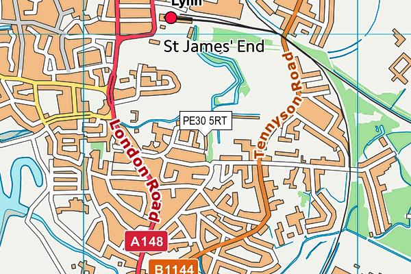 PE30 5RT map - OS VectorMap District (Ordnance Survey) PE30 5RT map - OS VectorMap District (Ordnance Survey)