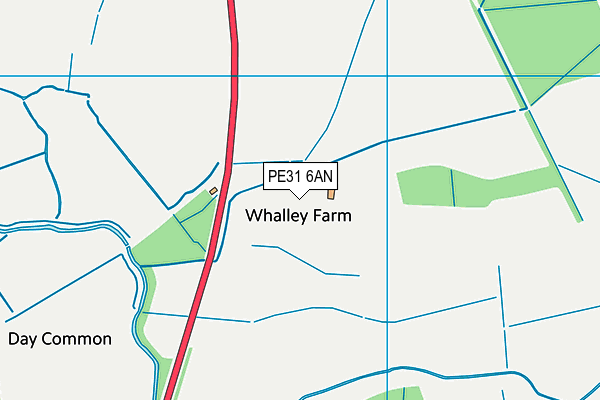 PE31 6AN map - OS VectorMap District (Ordnance Survey) PE31 6AN map - OS VectorMap District (Ordnance Survey)