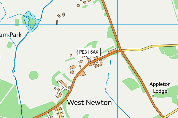 PE31 6AX map - OS VectorMap District (Ordnance Survey) PE31 6AX map - OS VectorMap District (Ordnance Survey)