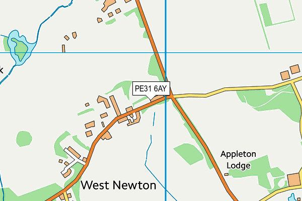 PE31 6AY map - OS VectorMap District (Ordnance Survey) PE31 6AY map - OS VectorMap District (Ordnance Survey)