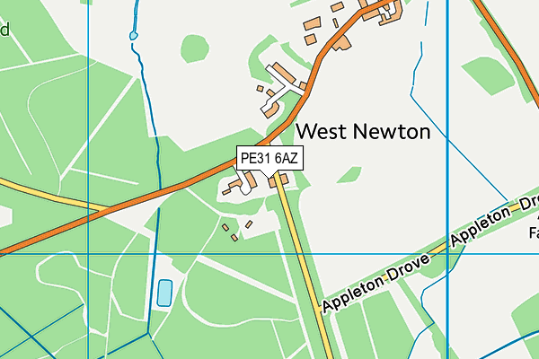 PE31 6AZ map - OS VectorMap District (Ordnance Survey) PE31 6AZ map - OS VectorMap District (Ordnance Survey)