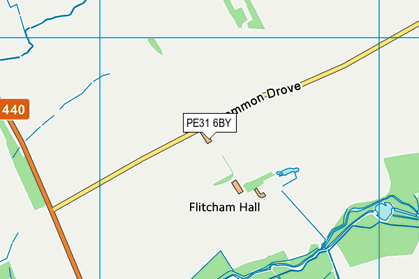 PE31 6BY map - OS VectorMap District (Ordnance Survey) PE31 6BY map - OS VectorMap District (Ordnance Survey)