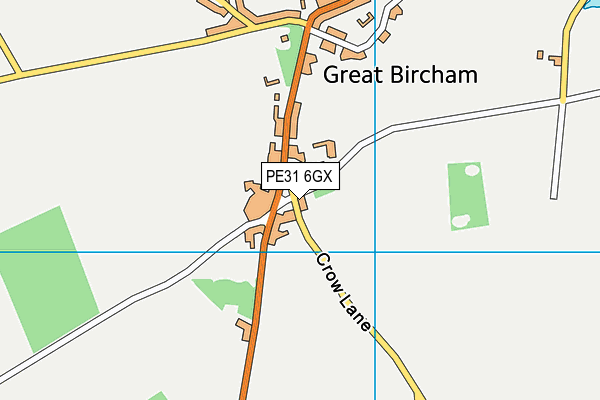 PE31 6GX map - OS VectorMap District (Ordnance Survey) PE31 6GX map - OS VectorMap District (Ordnance Survey)