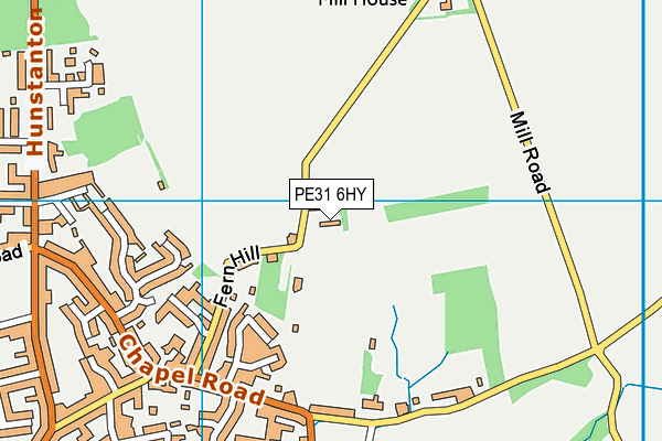 PE31 6HY map - OS VectorMap District (Ordnance Survey) PE31 6HY map - OS VectorMap District (Ordnance Survey)
