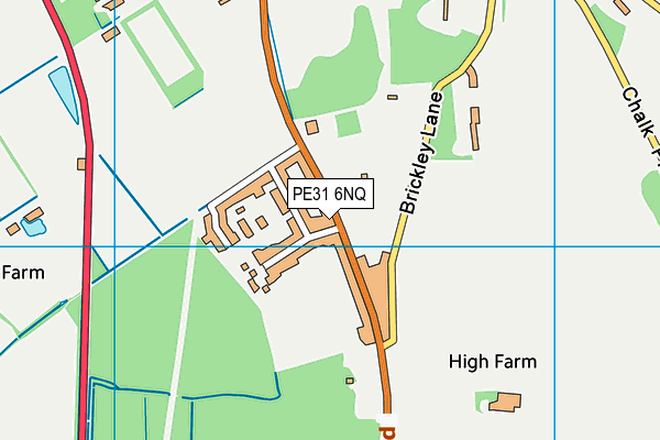 PE31 6NQ map - OS VectorMap District (Ordnance Survey)