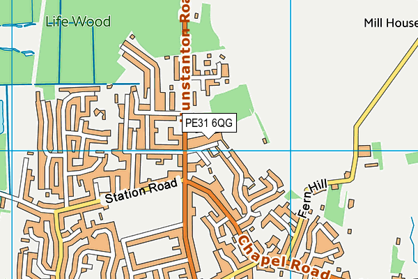 PE31 6QG map - OS VectorMap District (Ordnance Survey) PE31 6QG map - OS VectorMap District (Ordnance Survey)