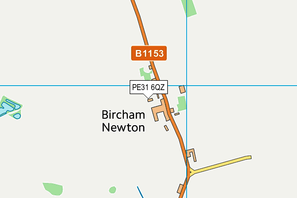 PE31 6QZ map - OS VectorMap District (Ordnance Survey)