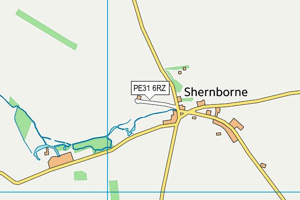 PE31 6RZ map - OS VectorMap District (Ordnance Survey) PE31 6RZ map - OS VectorMap District (Ordnance Survey)
