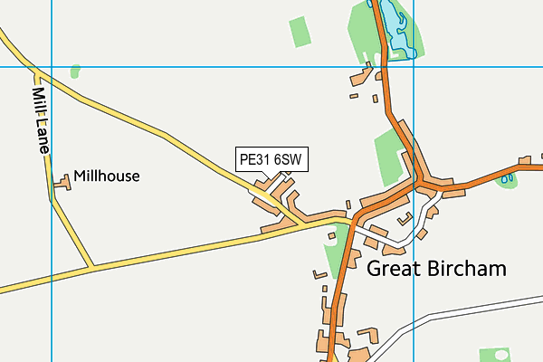 PE31 6SW map - OS VectorMap District (Ordnance Survey) PE31 6SW map - OS VectorMap District (Ordnance Survey)