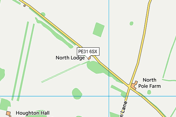 PE31 6SX map - OS VectorMap District (Ordnance Survey) PE31 6SX map - OS VectorMap District (Ordnance Survey)