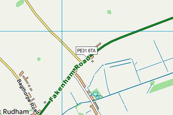 PE31 6TA map - OS VectorMap District (Ordnance Survey) PE31 6TA map - OS VectorMap District (Ordnance Survey)