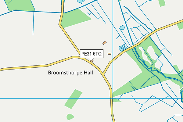 PE31 6TQ map - OS VectorMap District (Ordnance Survey) PE31 6TQ map - OS VectorMap District (Ordnance Survey)
