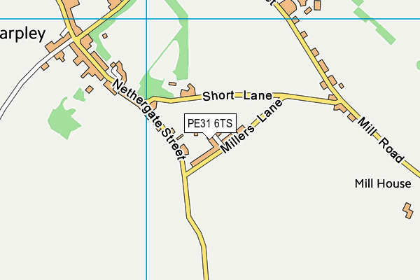 PE31 6TS map - OS VectorMap District (Ordnance Survey) PE31 6TS map - OS VectorMap District (Ordnance Survey)