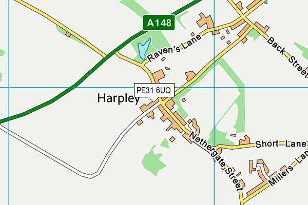 PE31 6UQ map - OS VectorMap District (Ordnance Survey) PE31 6UQ map - OS VectorMap District (Ordnance Survey)