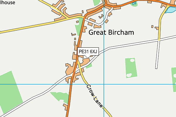 PE31 6XJ map - OS VectorMap District (Ordnance Survey) PE31 6XJ map - OS VectorMap District (Ordnance Survey)