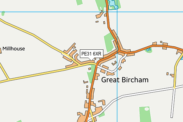 PE31 6XR map - OS VectorMap District (Ordnance Survey) PE31 6XR map - OS VectorMap District (Ordnance Survey)