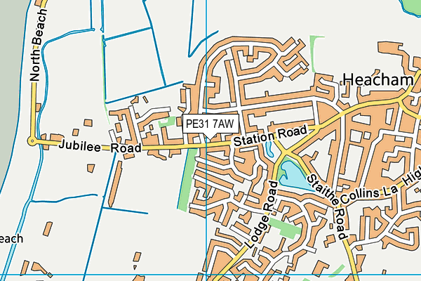 PE31 7AW map - OS VectorMap District (Ordnance Survey) PE31 7AW map - OS VectorMap District (Ordnance Survey)