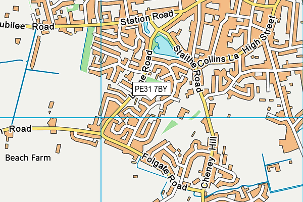 PE31 7BY map - OS VectorMap District (Ordnance Survey) PE31 7BY map - OS VectorMap District (Ordnance Survey)