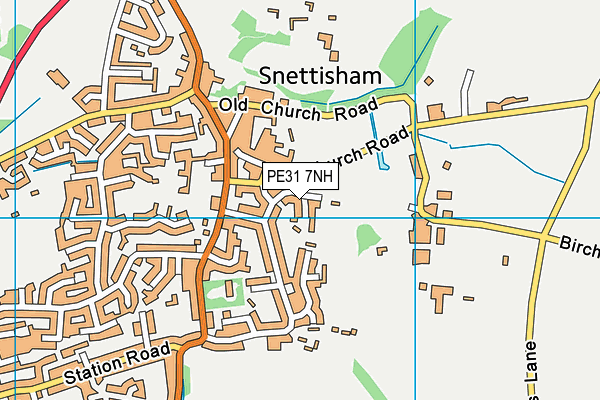 PE31 7NH map - OS VectorMap District (Ordnance Survey) PE31 7NH map - OS VectorMap District (Ordnance Survey)