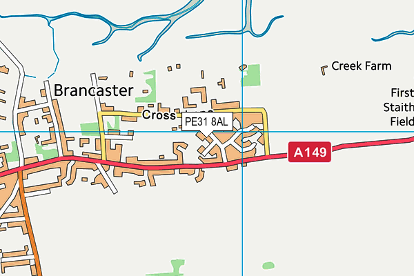 PE31 8AL map - OS VectorMap District (Ordnance Survey) PE31 8AL map - OS VectorMap District (Ordnance Survey)