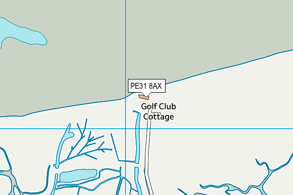 PE31 8AX map - OS VectorMap District (Ordnance Survey) PE31 8AX map - OS VectorMap District (Ordnance Survey)