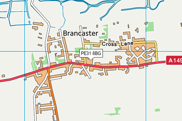 PE31 8BG map - OS VectorMap District (Ordnance Survey)