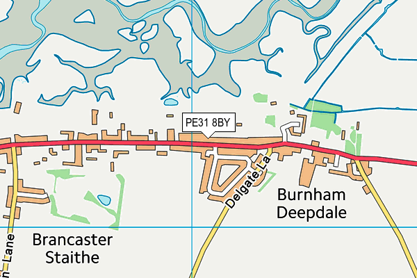 PE31 8BY map - OS VectorMap District (Ordnance Survey) PE31 8BY map - OS VectorMap District (Ordnance Survey)