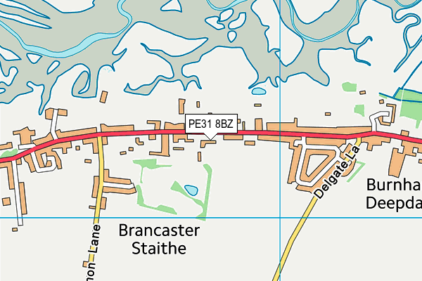 PE31 8BZ map - OS VectorMap District (Ordnance Survey) PE31 8BZ map - OS VectorMap District (Ordnance Survey)