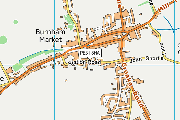 PE31 8HA map - OS VectorMap District (Ordnance Survey) PE31 8HA map - OS VectorMap District (Ordnance Survey)