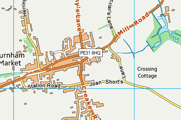 PE31 8HQ map - OS VectorMap District (Ordnance Survey) PE31 8HQ map - OS VectorMap District (Ordnance Survey)
