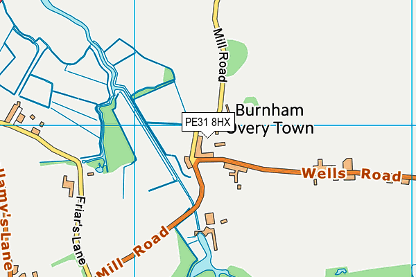 PE31 8HX map - OS VectorMap District (Ordnance Survey)