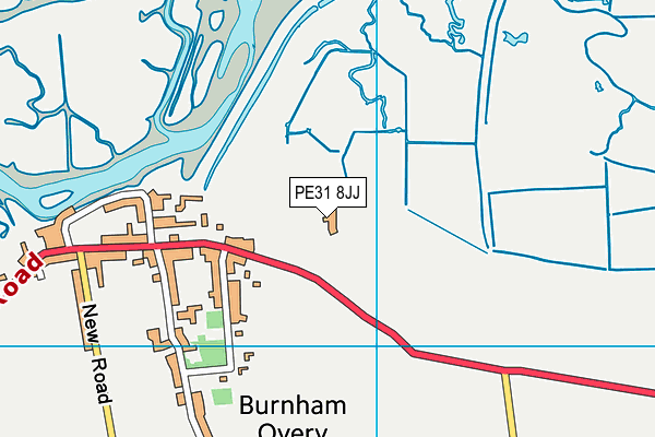 PE31 8JJ map - OS VectorMap District (Ordnance Survey) PE31 8JJ map - OS VectorMap District (Ordnance Survey)