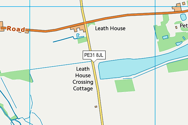 PE31 8JL map - OS VectorMap District (Ordnance Survey)