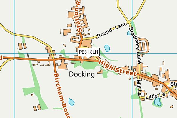 PE31 8LH map - OS VectorMap District (Ordnance Survey) PE31 8LH map - OS VectorMap District (Ordnance Survey)