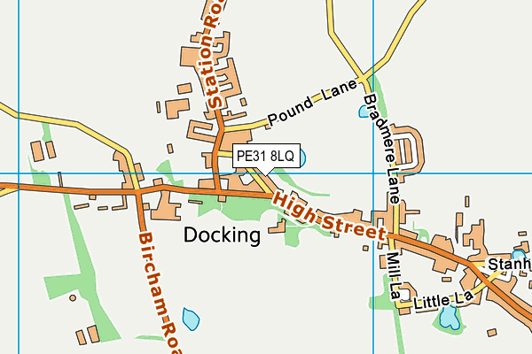 PE31 8LQ map - OS VectorMap District (Ordnance Survey) PE31 8LQ map - OS VectorMap District (Ordnance Survey)